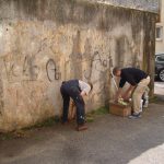 Preparations for the Street Art Festival in Mostar, Bosnia.